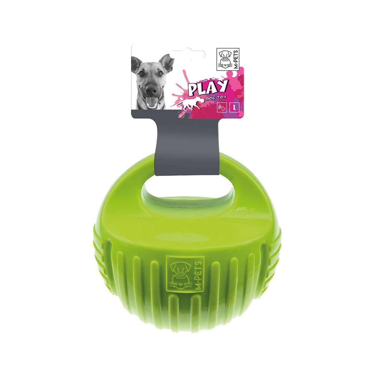 M-Pets Acro Ball, rotaļlieta suņiem, L, zaļa - Produkta attēls