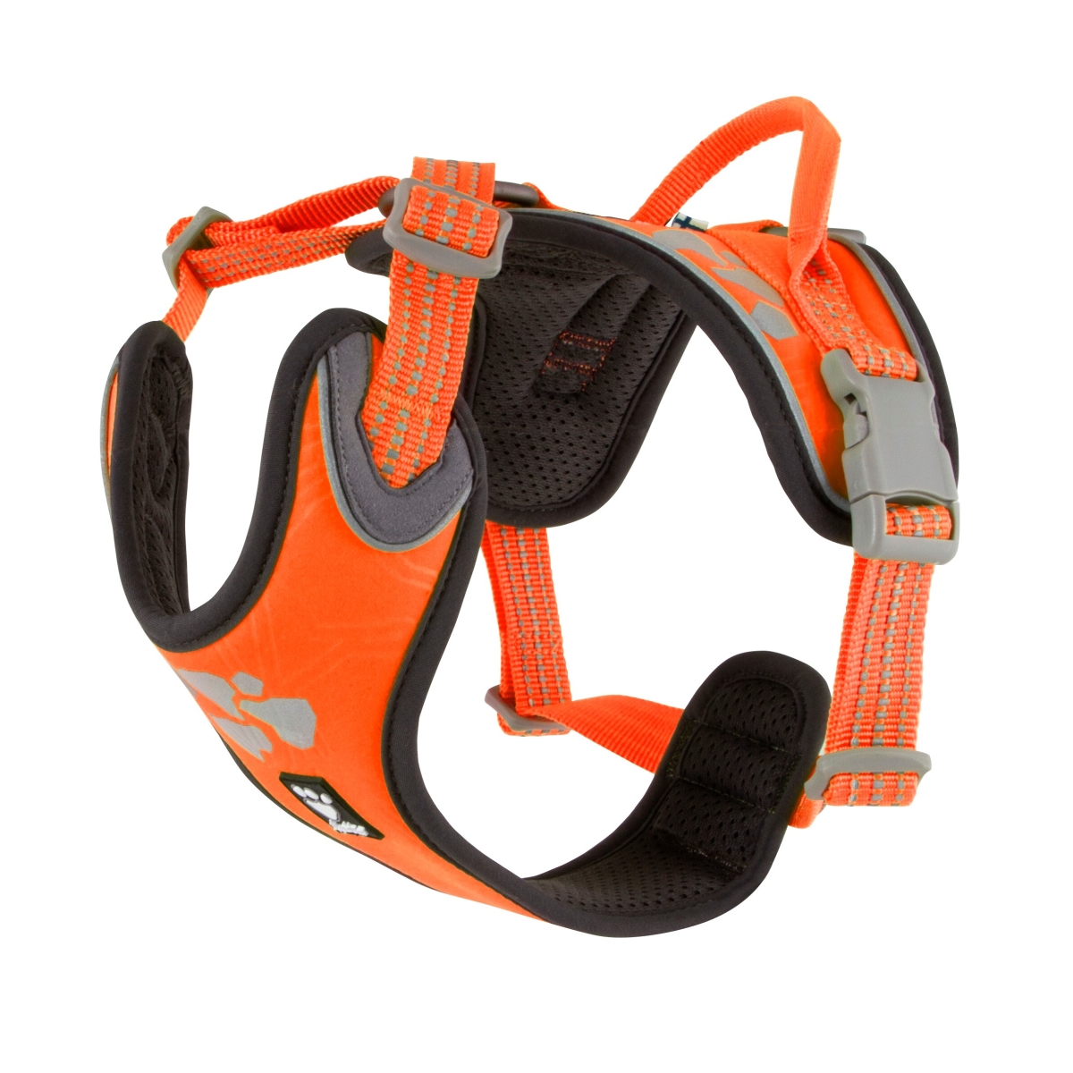Hurtta krūšu siksna Weekend Warrior, 45-60cm, neona oranža - Produkta attēls