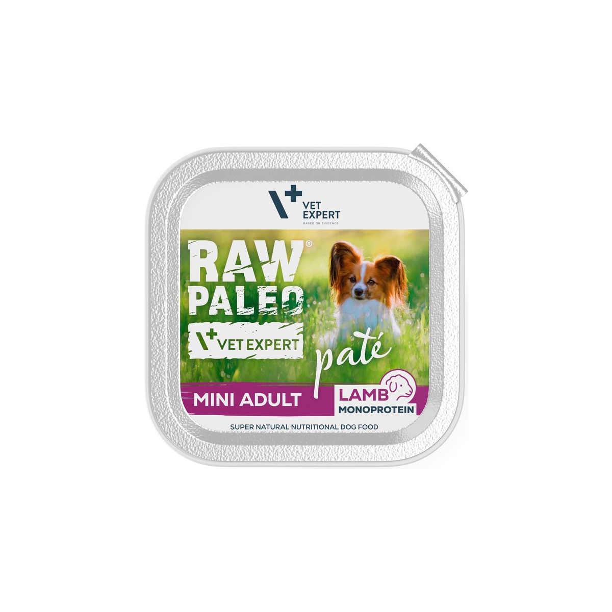 RAW PALEO Mini Adult pastēte suņiem, jērs, 150g - Produkta attēls