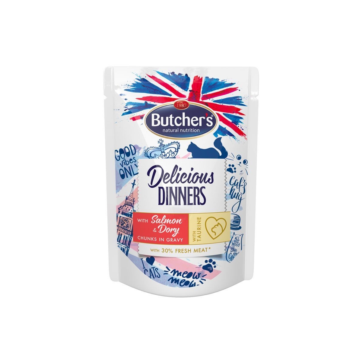 Butchers Delic. Dinner lasis kaķiem, 100 g - Produkta attēls