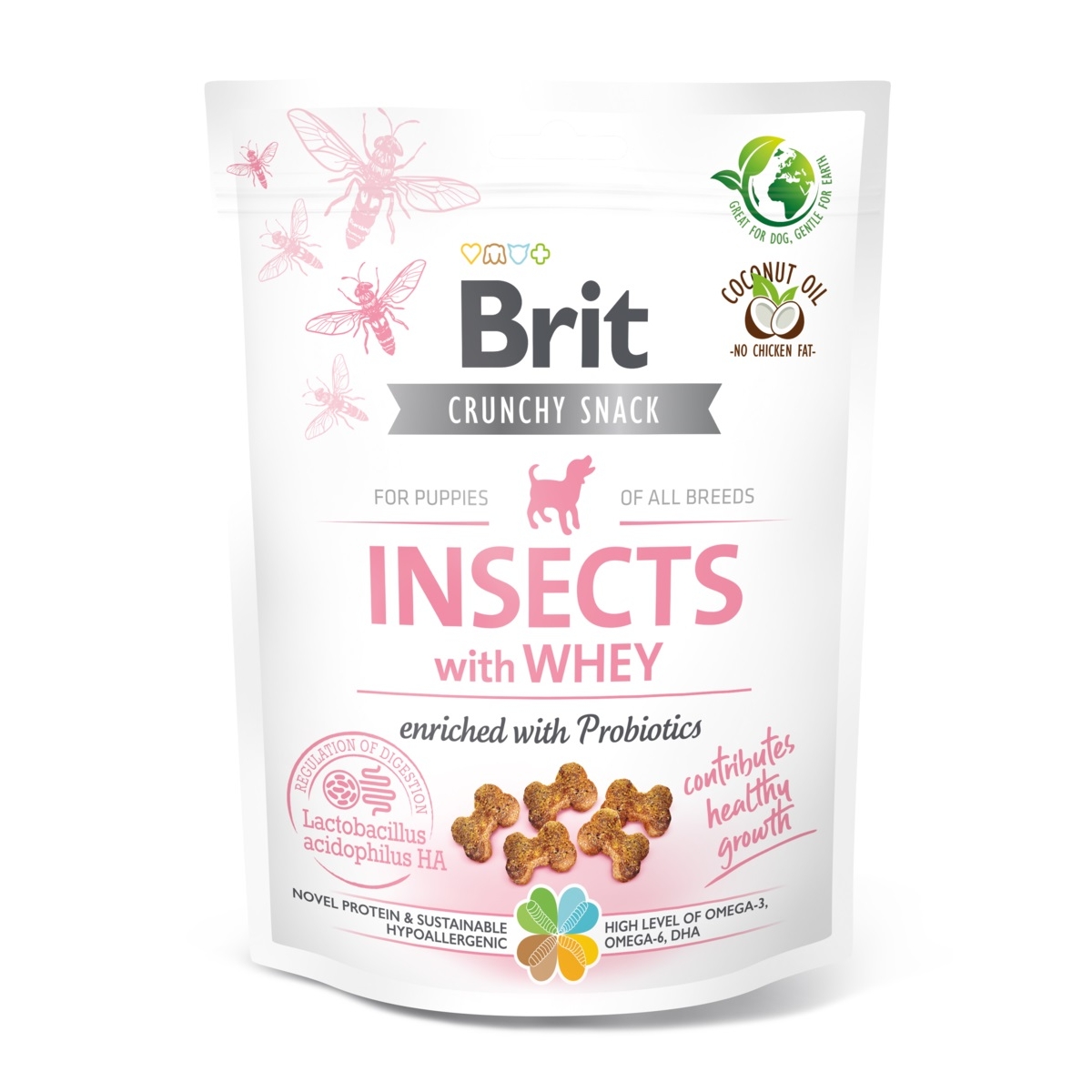 BRIT Crunchy gardumi kucēniem, insekti, 200g - Produkta attēls