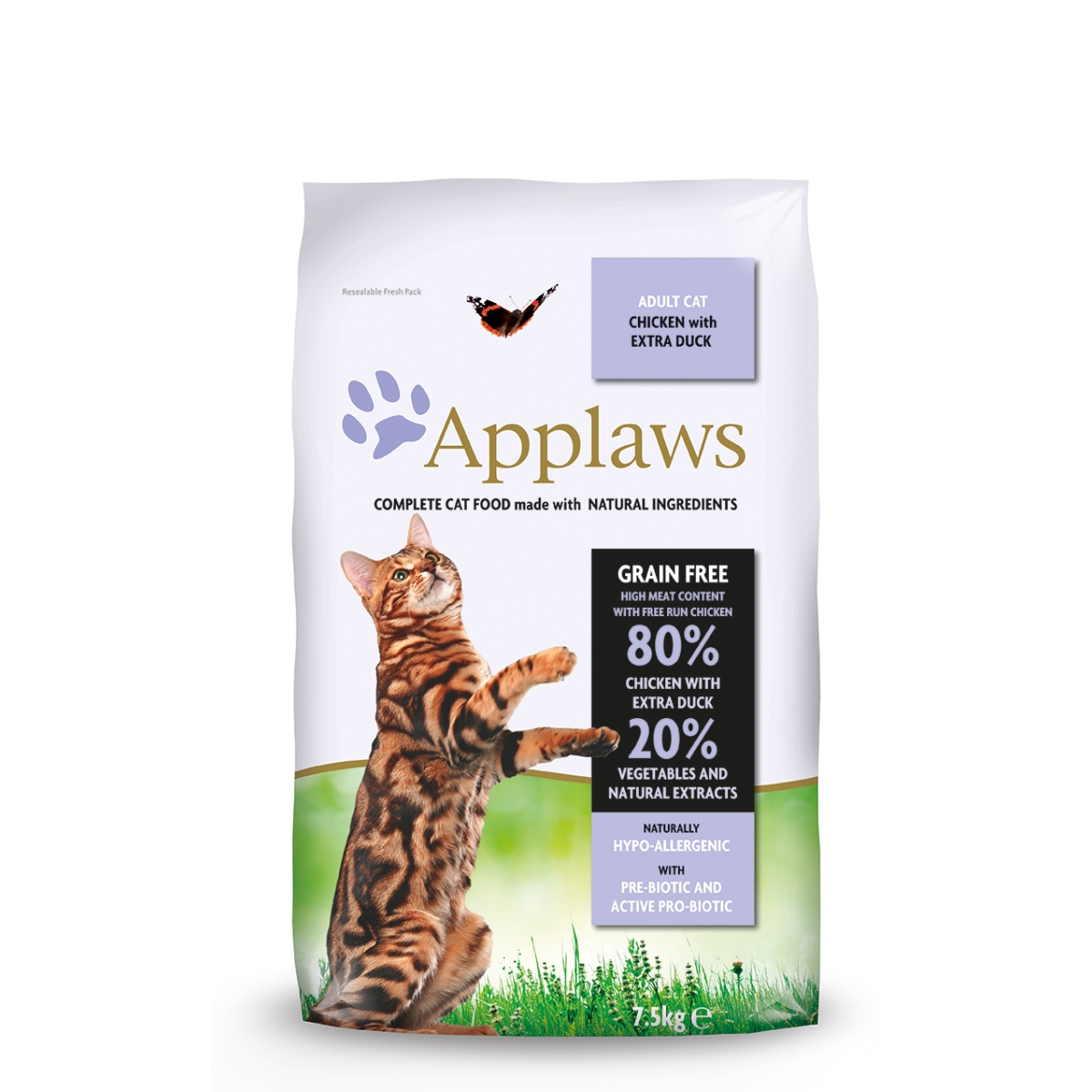 Applaws barība kaķiem ar vistu un pīli, 7,5 kg - Produkta attēls
