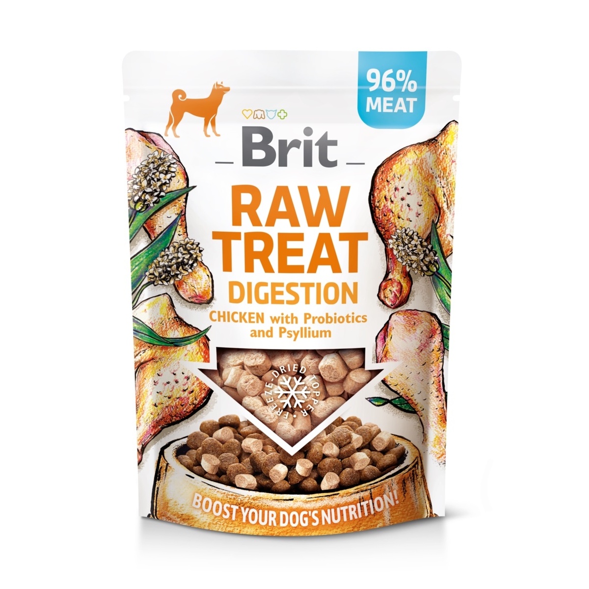 BRIT Raw Digestion gardumi suņiem, vista, 40g - Produkta attēls