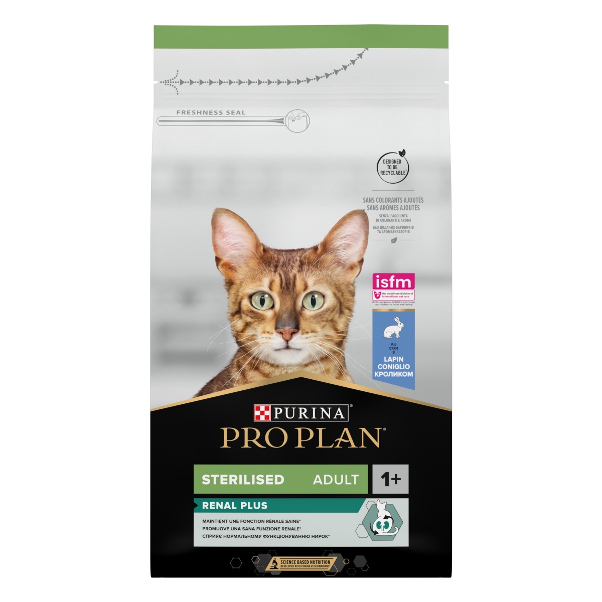 PRO PLAN Renal sausā barība kaķiem, trusis, 1kg - Produkta attēls