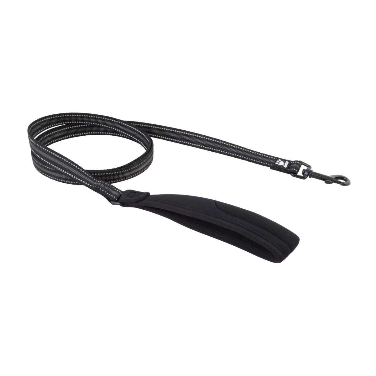 Hurtta Outdoors pavada ar atstarotāju, 180 X 2 cm, melna - Produkta attēls