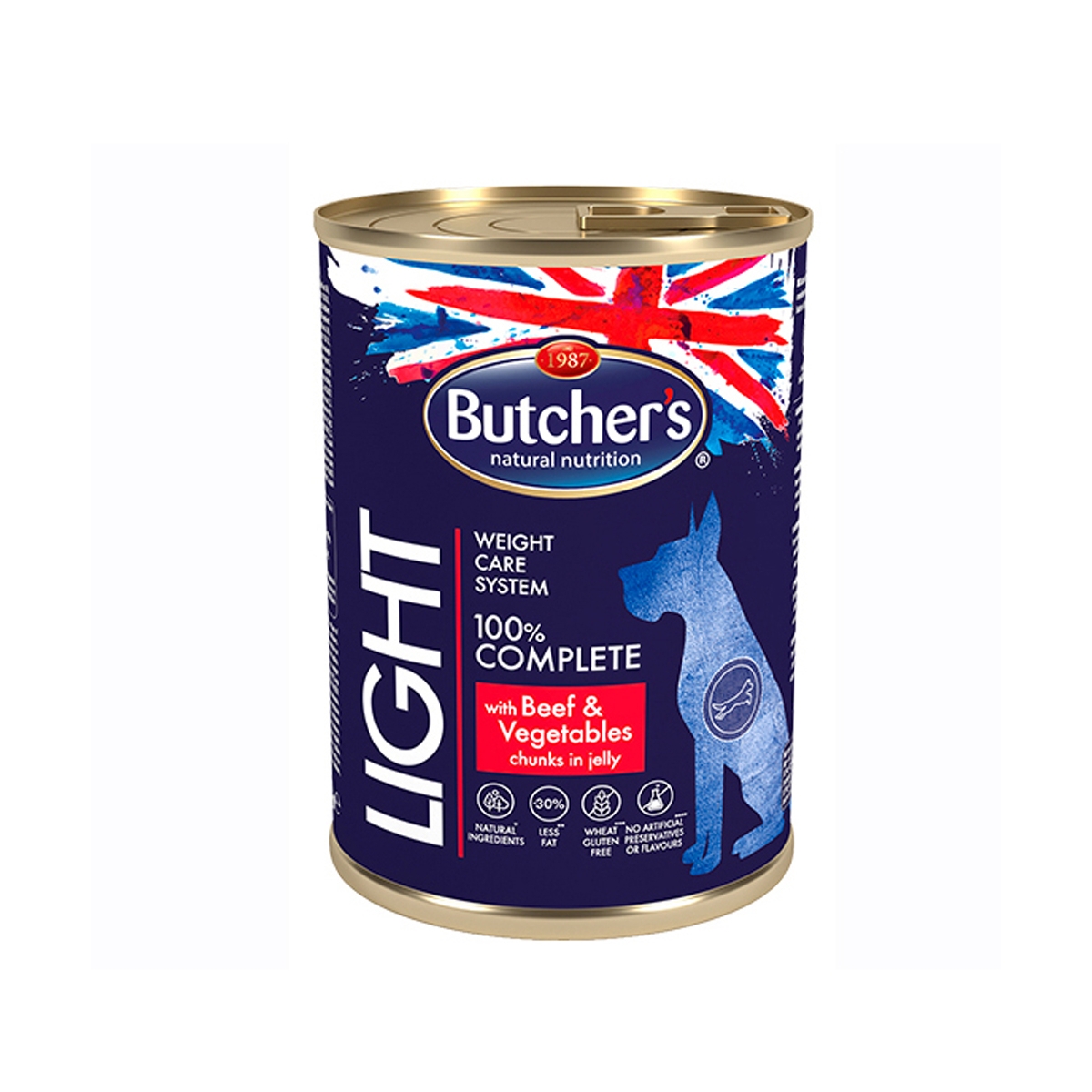 Butchers Light mitrā barība suņiem, liellopu gaļa un dārzeņi 400 g