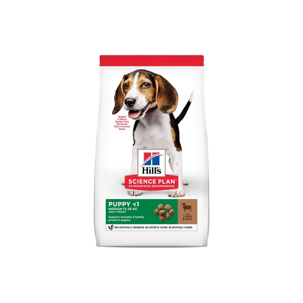 Hills kucēnu sausā bar jērs/rīsi 3kg - Produkta attēls