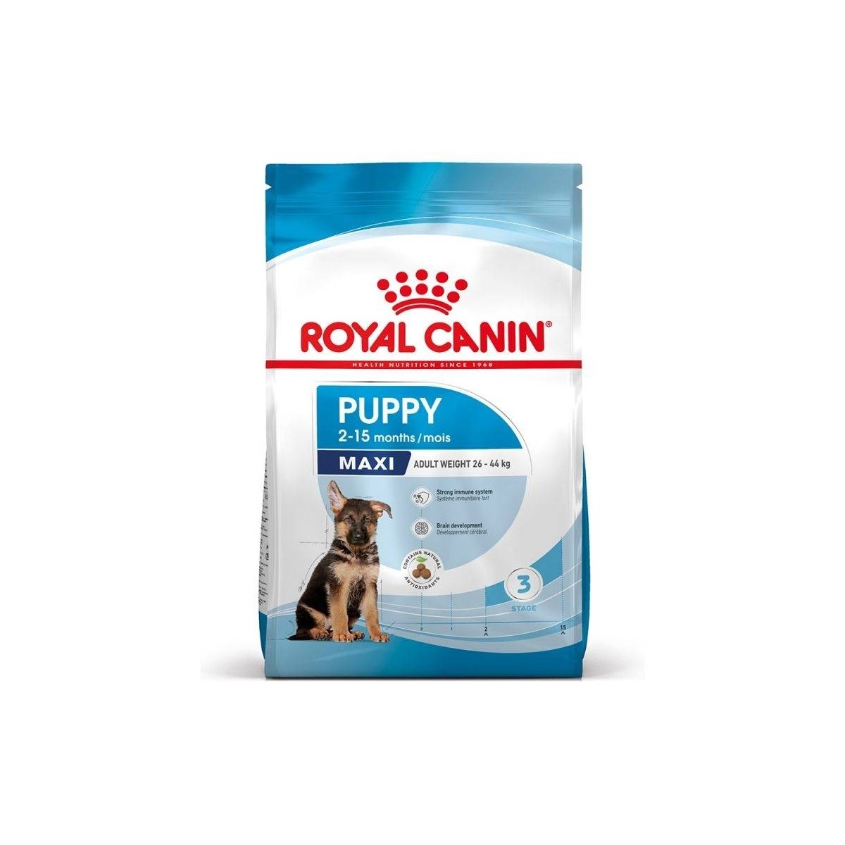 ROYAL CANIN Maxi Junior sausā barība kucēniem, 3 kg - Produkta attēls