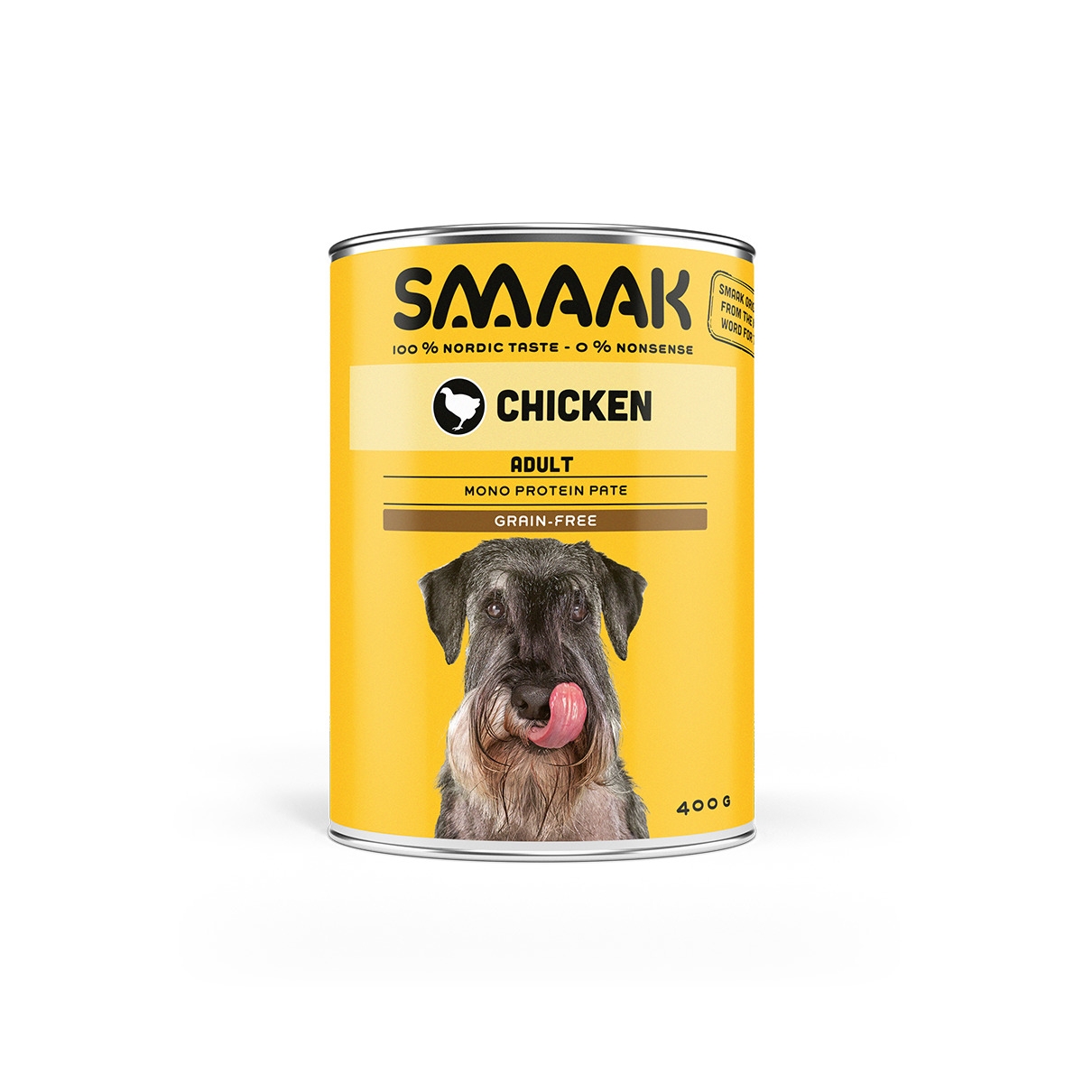 SMAAK mitrā barība suņiem, vista, 400g - Produkta attēls