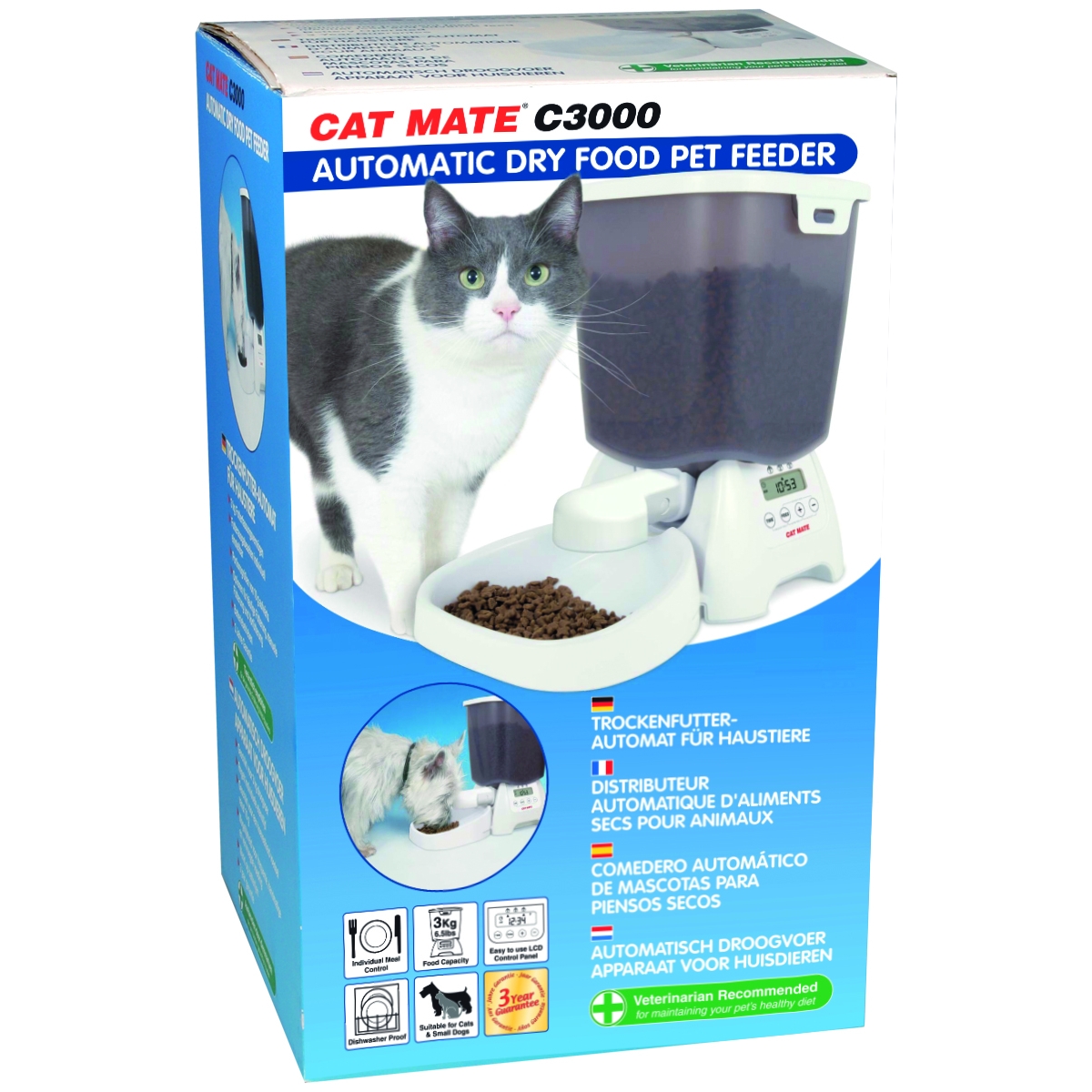 Flamingo cat mate automātisks sausās barības padevējs mājdzīvniekiem - Produkta attēls