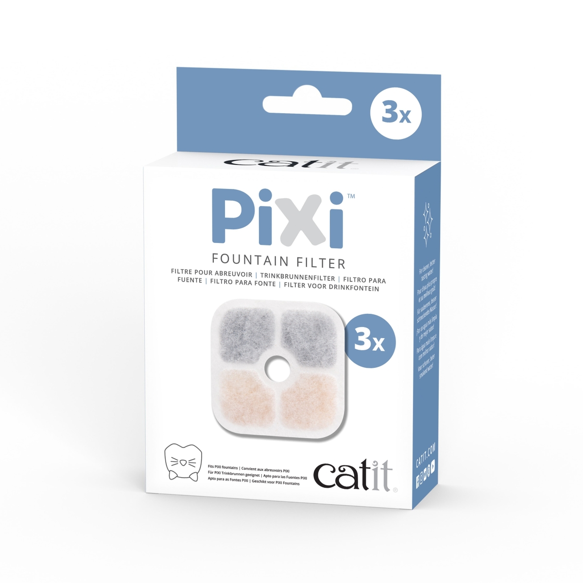 CATIT Pixi strūklakas filtri, 3gb - Produkta attēls