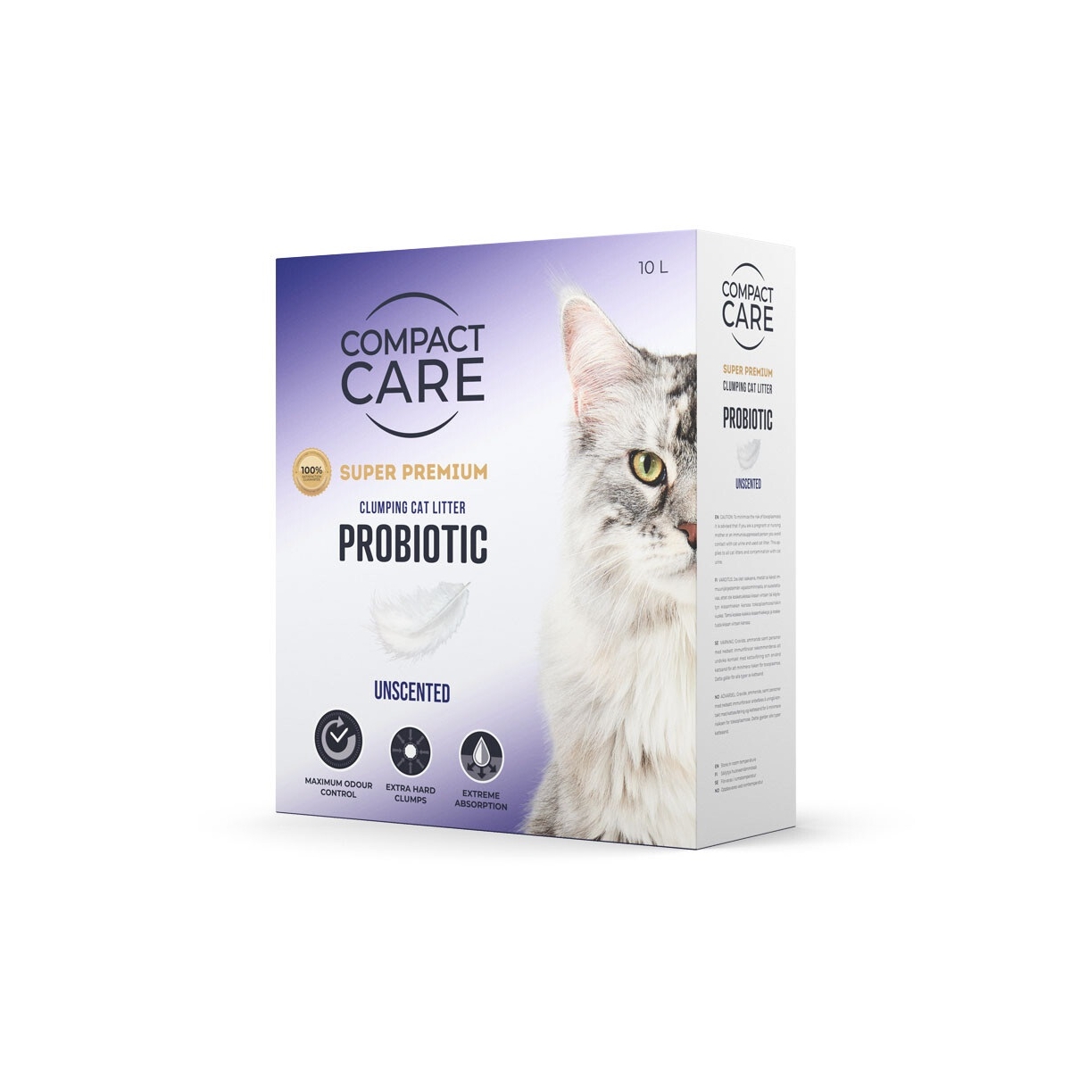 COMPACT CARE Probiotic pakaiši kaķiem, 10l, bez aromāta - Produkta attēls