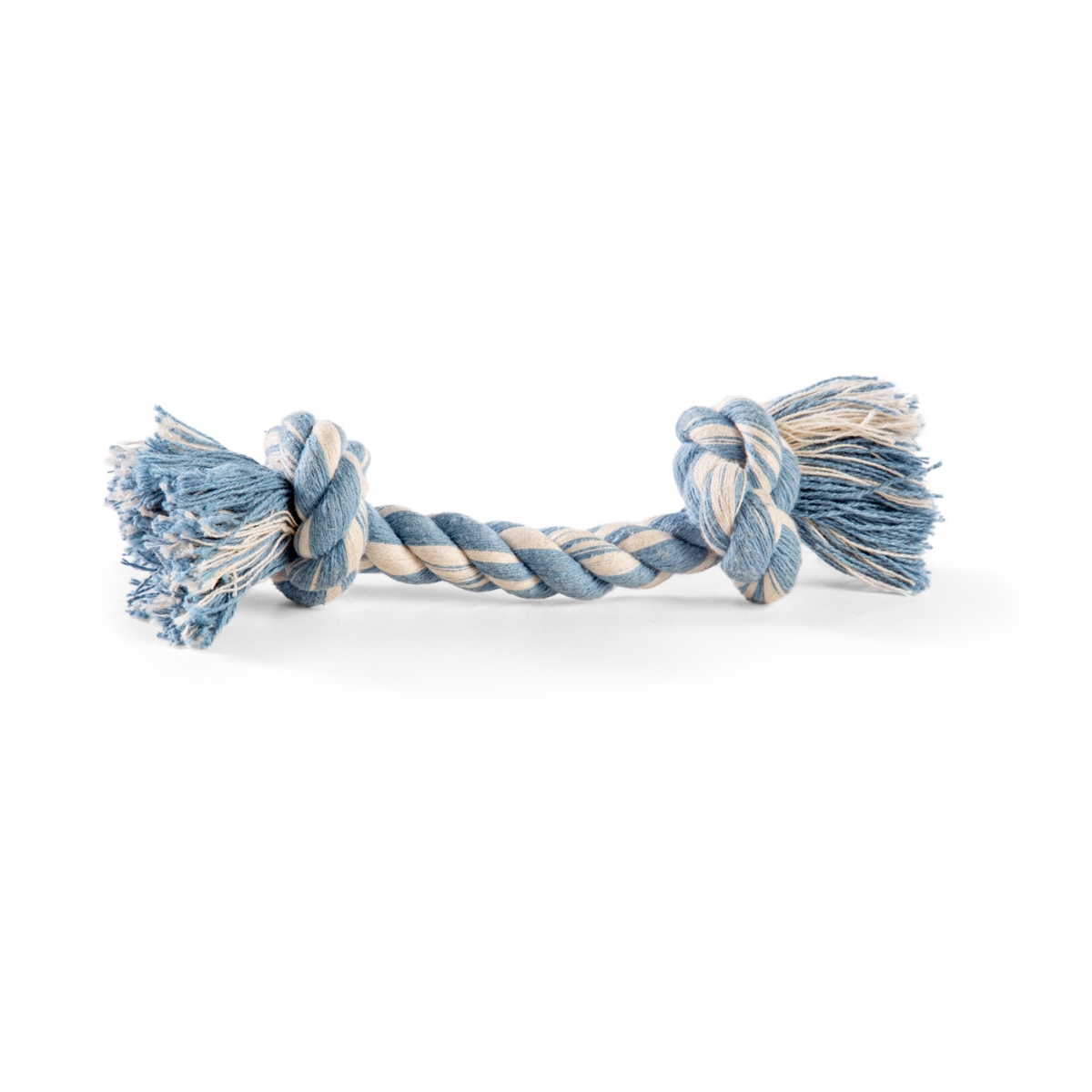 LITTLE&BIGGER 2 Knots virves rotaļlieta suņiem, 15cm, zila - Produkta attēls
