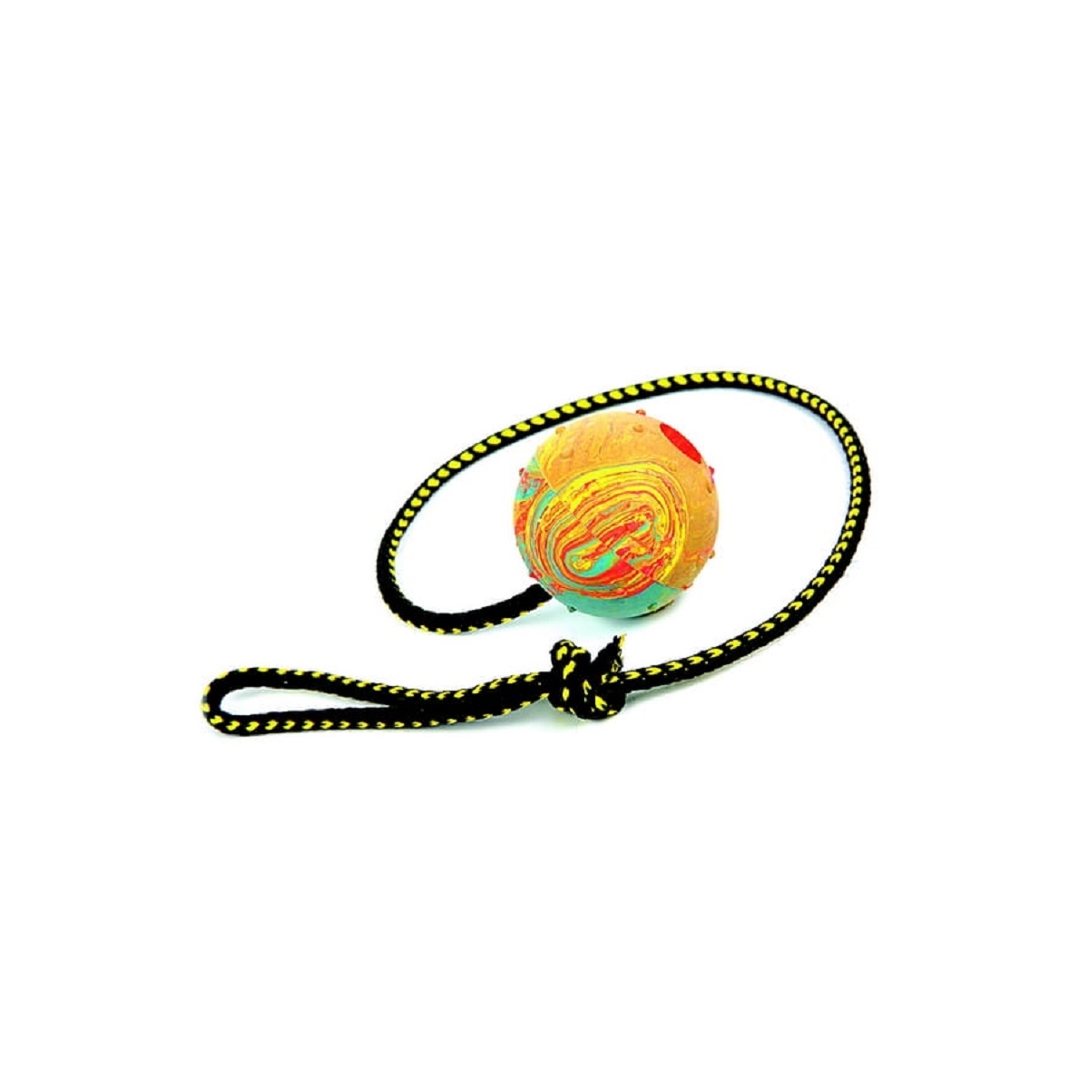 DINGO Ball Rope apmācības rotaļlieta suņiem, M - Produkta attēls