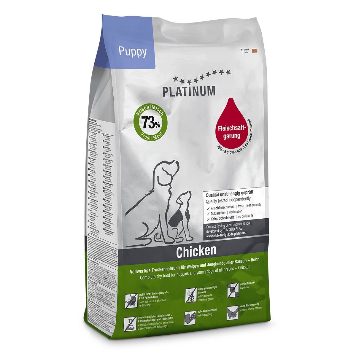 PLATINUM Puppy sausā barība kucēniem, vista, 5kg - Produkta attēls