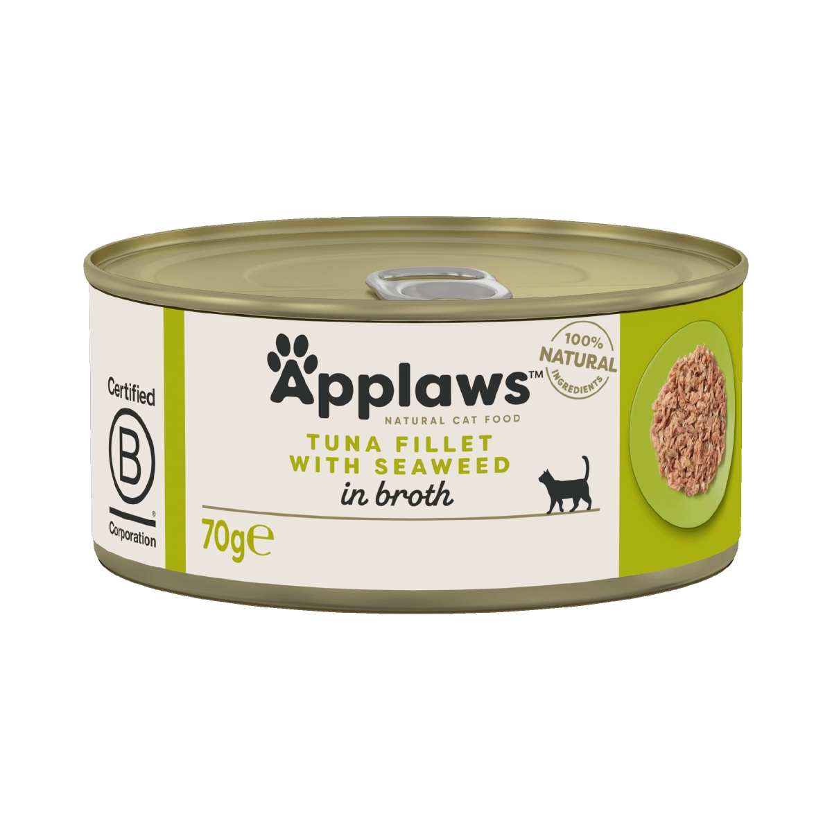 APPLAWS mitrā barība kaķiem, tuncis/jūraszāles, 70 g - Produkta attēls 1