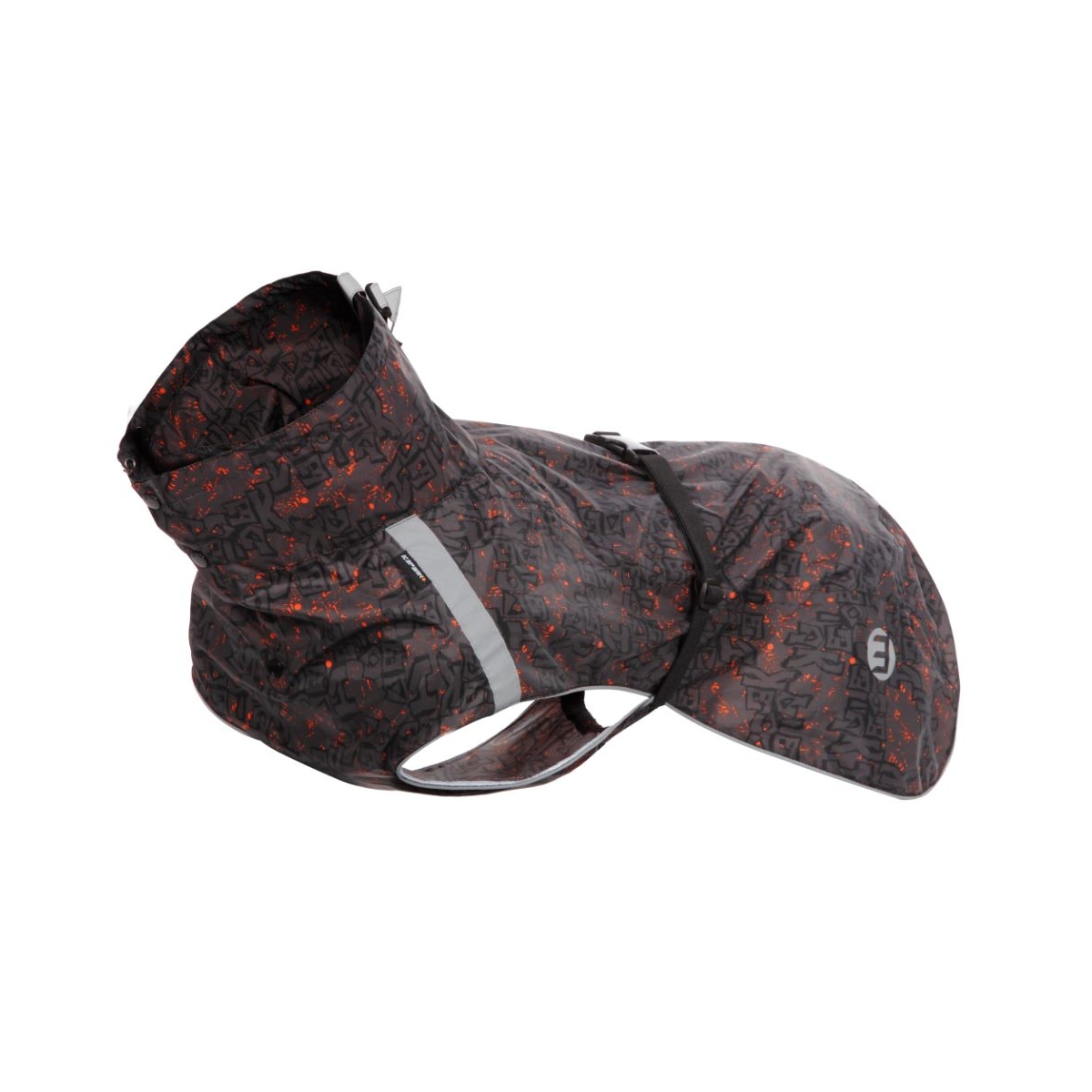 Icepeak Highlander lietus mētelis, 40 cm, pelēks/ oranžs - Produkta attēls
