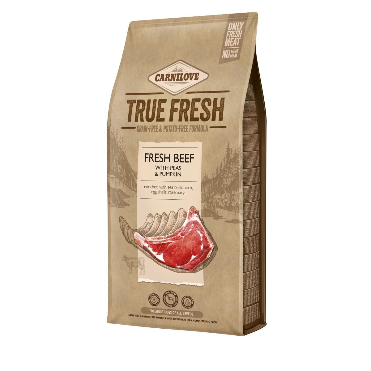 CARNILOVE sausā barība suņiem, liellops, 4kg - Produkta attēls