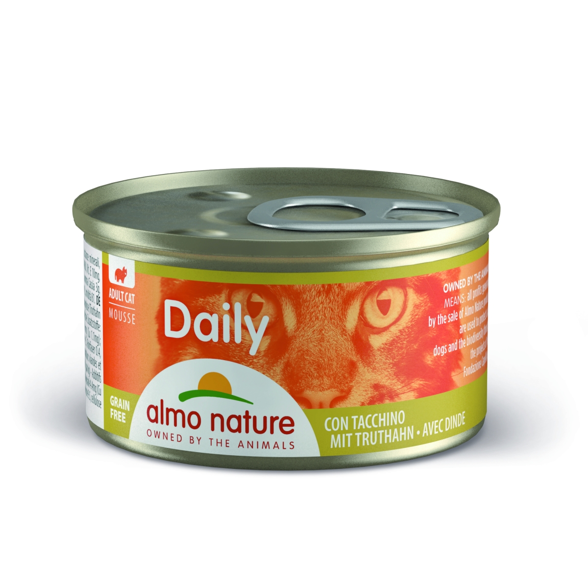 Best Friend Almo Nature Mousse konservi kaķiem ar tītara gaļu, 85 g - Produkta attēls