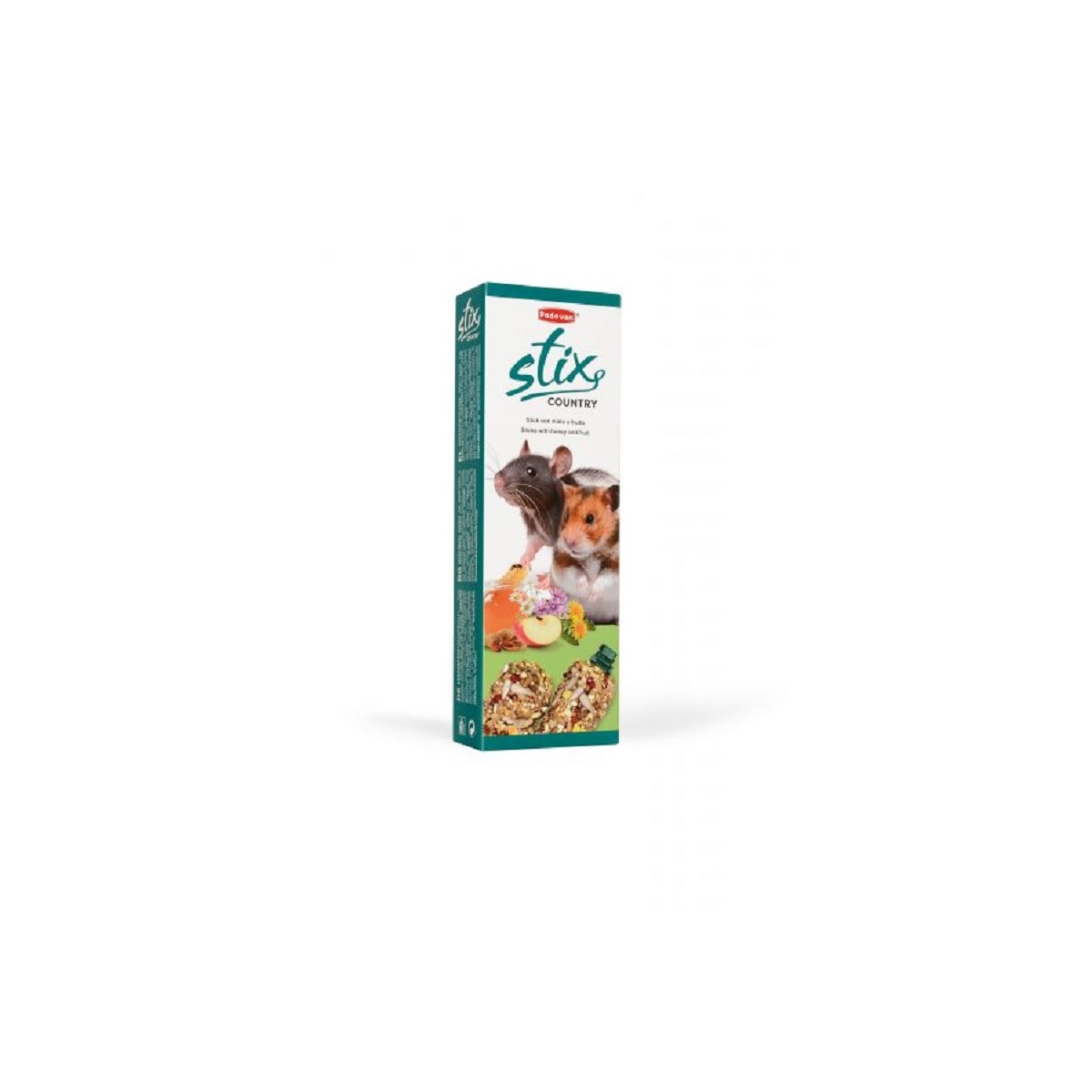 PADOVAN Stix Country Criceti papildbarība grauzējiem, 100g N2 - Produkta attēls