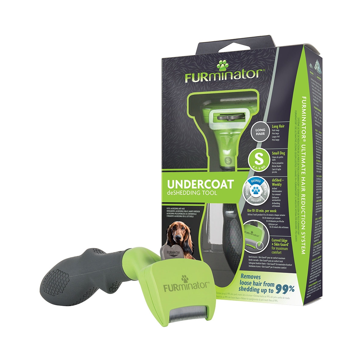 FURMINATOR ierīce maziem suņiem ar garu apmatojumu - Produkta attēls