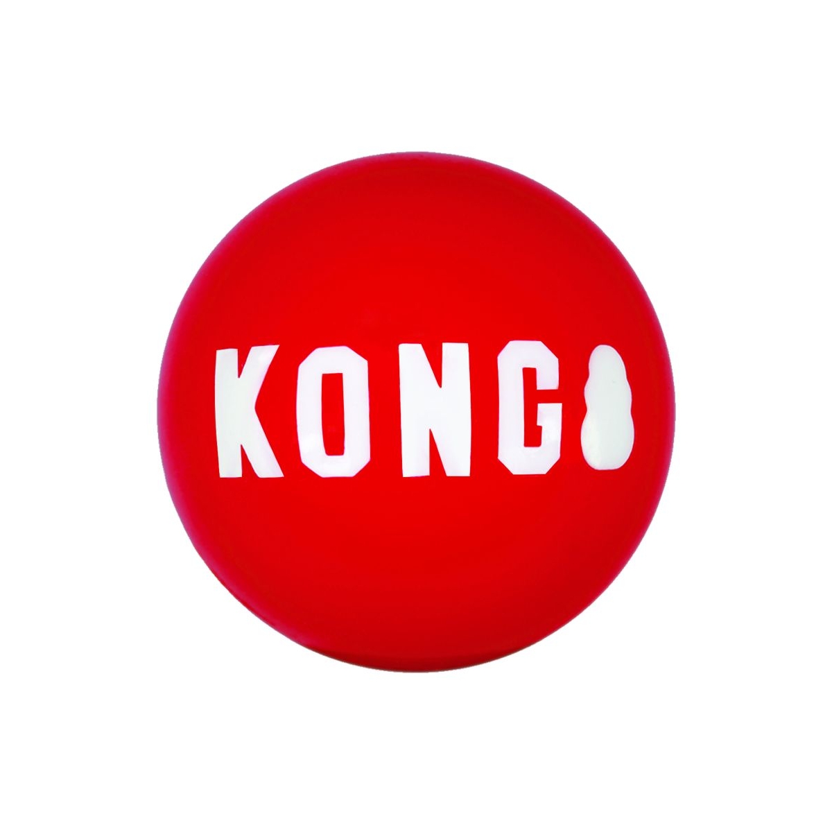 KONG Signature bumba, M, sarkana - Produkta attēls 1