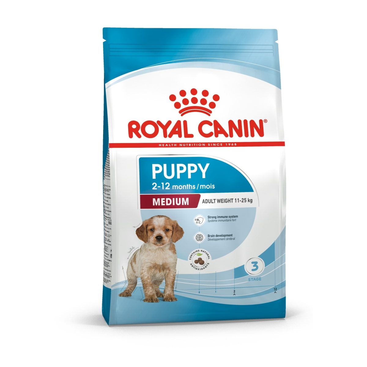 ROYAL CANIN Medium sausā barība vidējo šķirņu kucēniem, 1kg - Produkta attēls