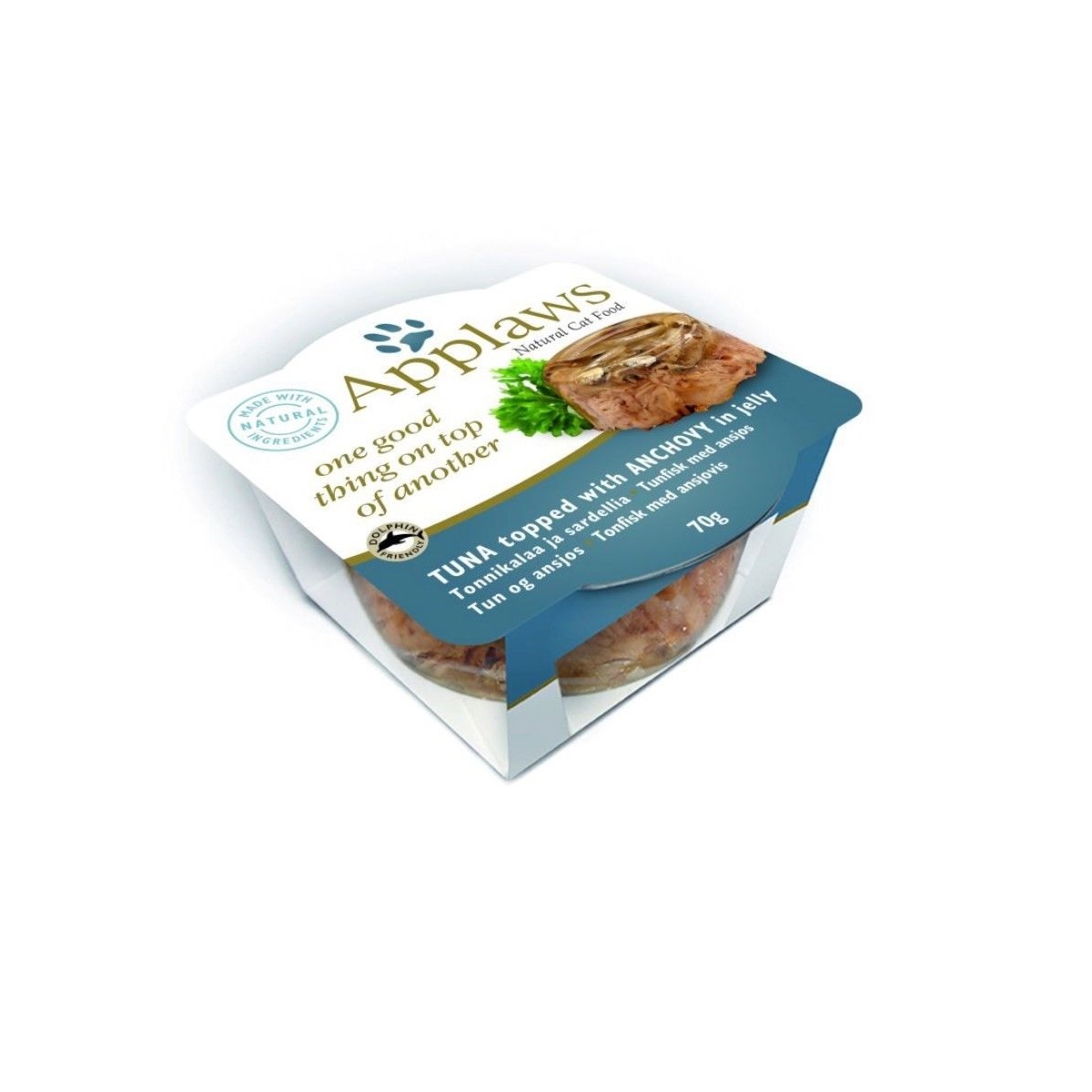 Applaws konservētā barība ar tunci un anšoviem kaķiem, 70 g - Produkta attēls
