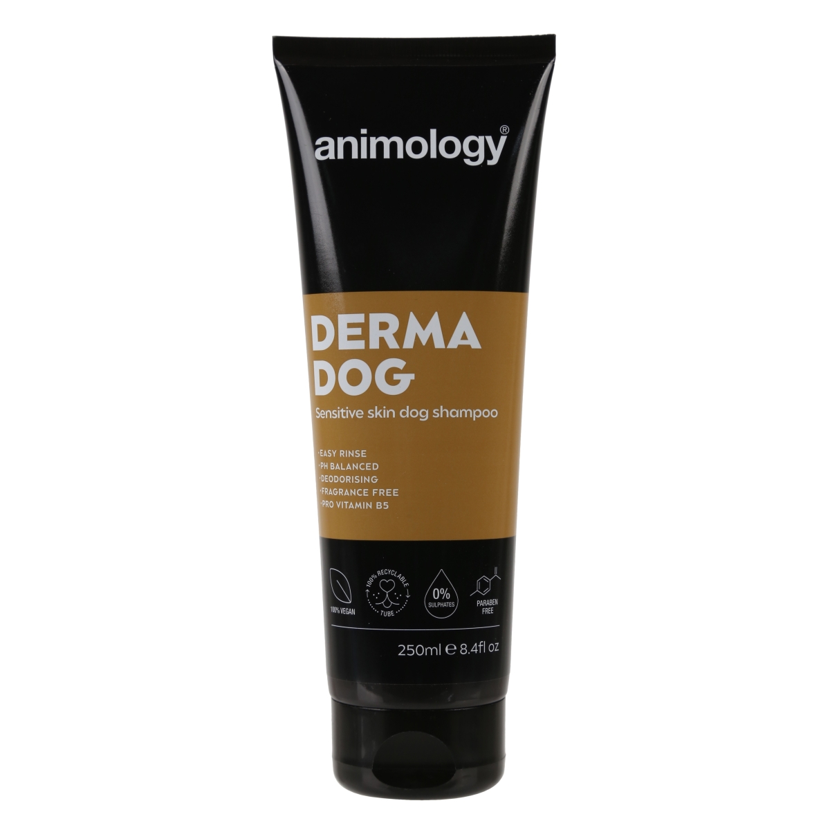 ANIMOLOGY Derma Dog šampūns suņiem, 250 ml - Produkta attēls