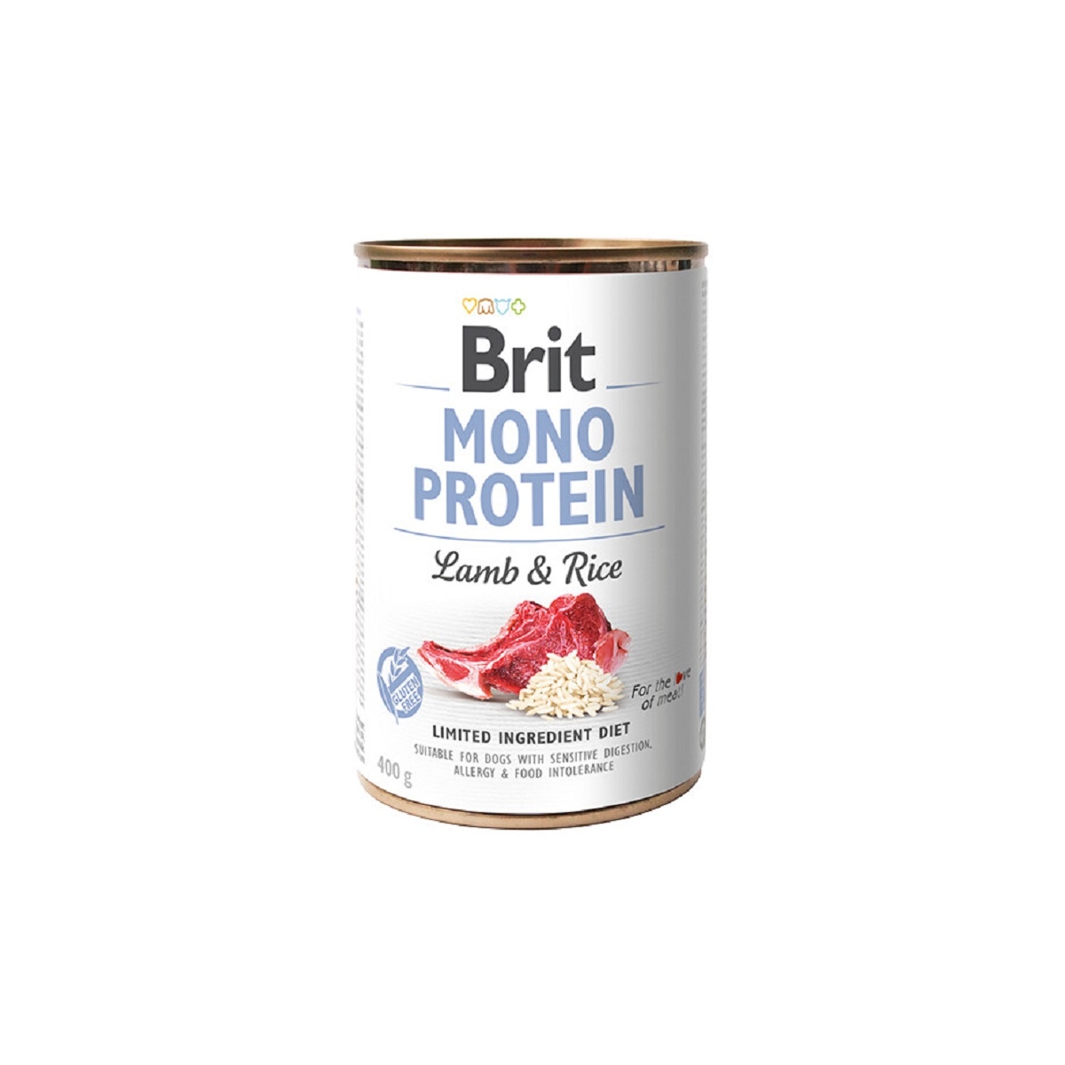 BRIT Care Mono Protein mitrā barība suņiem, jērs/rīsi, 400 g - Produkta attēls