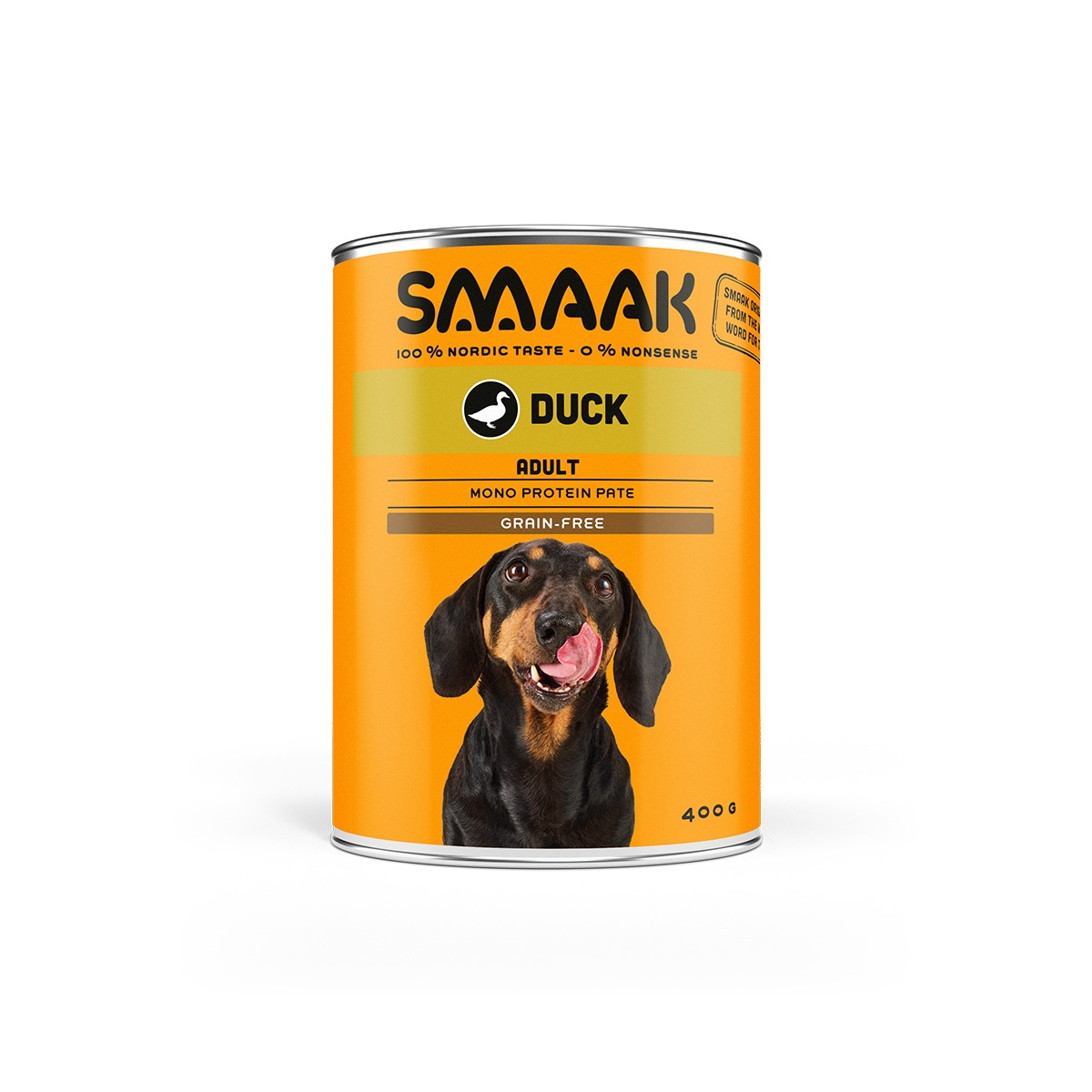 SMAAK mitrā barība suņiem, pīle, 400g - Produkta attēls