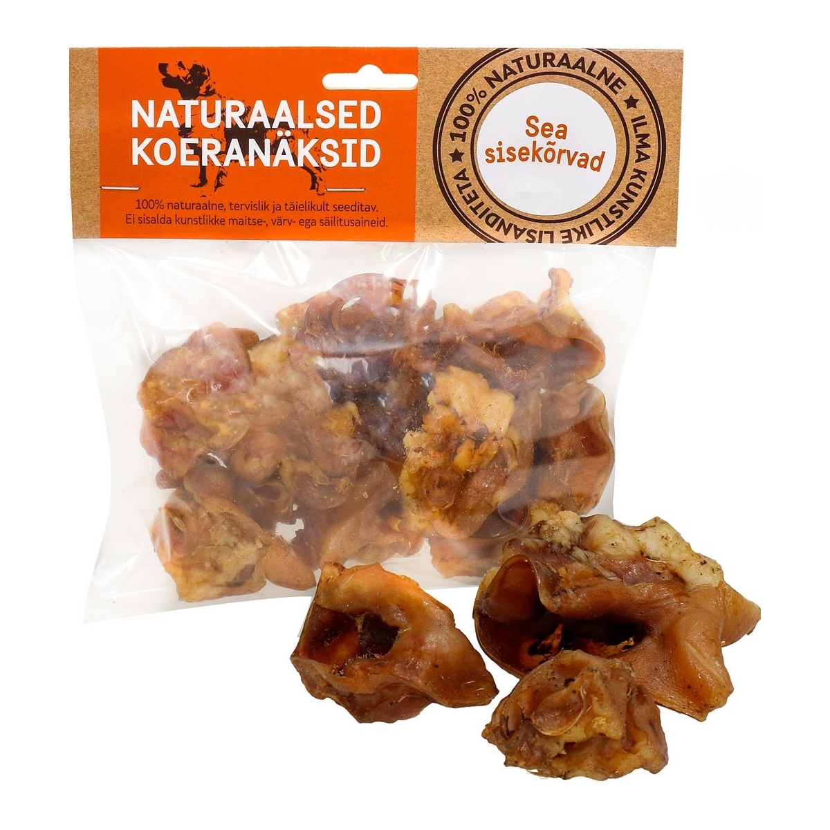 PALMAR Cūku auss iekšējā daļa, dabīgs kārums suņiem 500g - Produkta attēls