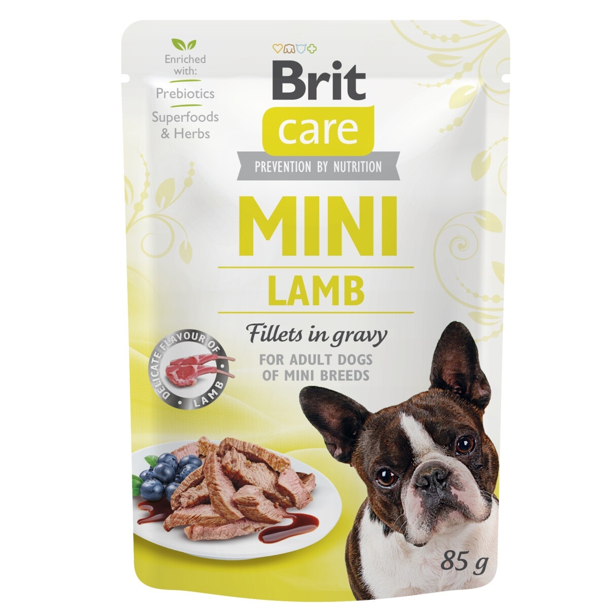 BRIT Care mitrā barība mazo šķirņu suņiem, jērs mērcē 85g - Produkta attēls
