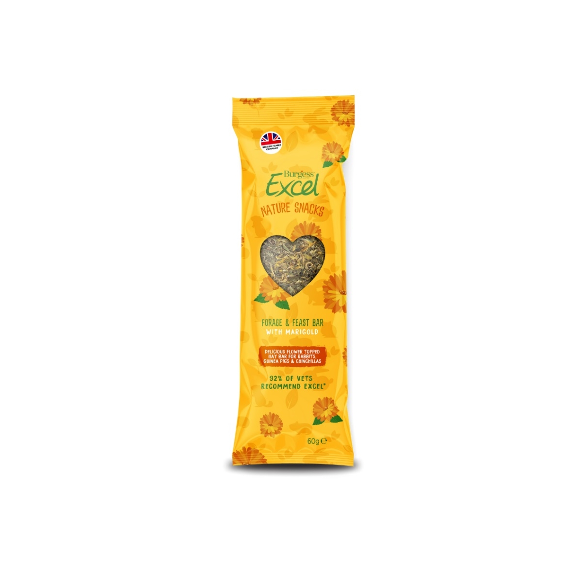 Burgess Excel Forage & Feast Siens Ar Kliņģerītēm, 60 g - Produkta attēls