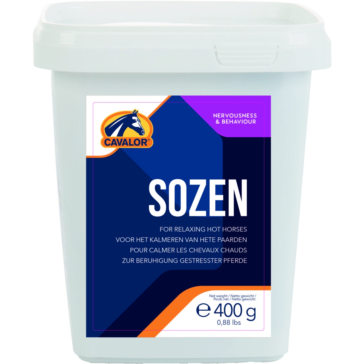 Cavalor Sozen piedeva zirgiem, 400 g - Produkta attēls