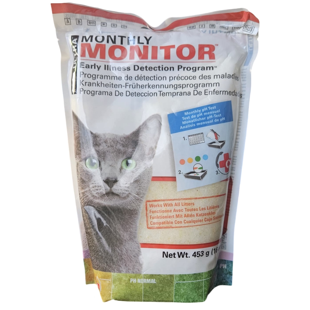 ULTRA Monthly Monitor piedeva kaķu pakaišiem, 453g - Produkta attēls