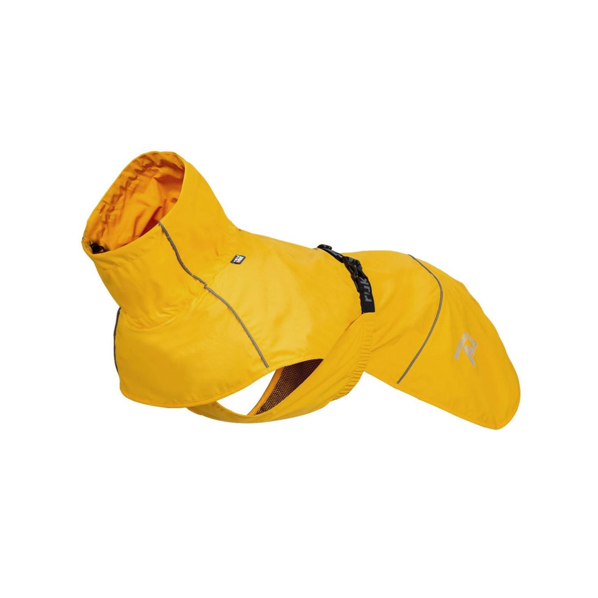 Rukka Hayton Eco lietusmētelis suņiem, 65 cm, dzeltens