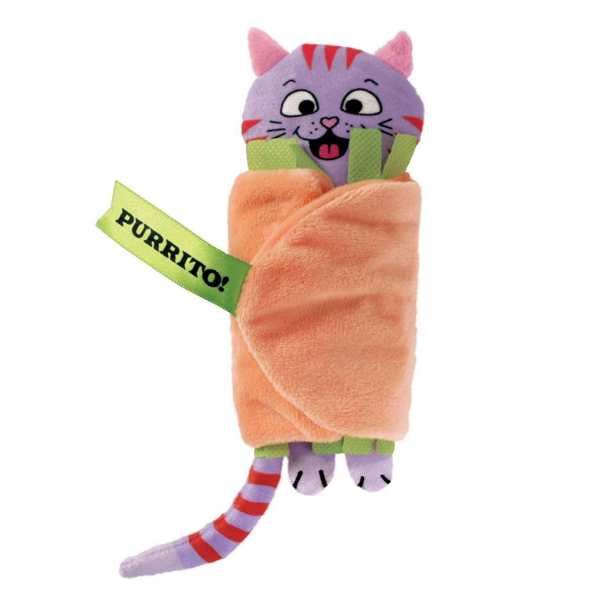 KONG Pull-A-Partz Purrito rotaļlieta kaķiem - Produkta attēls 1