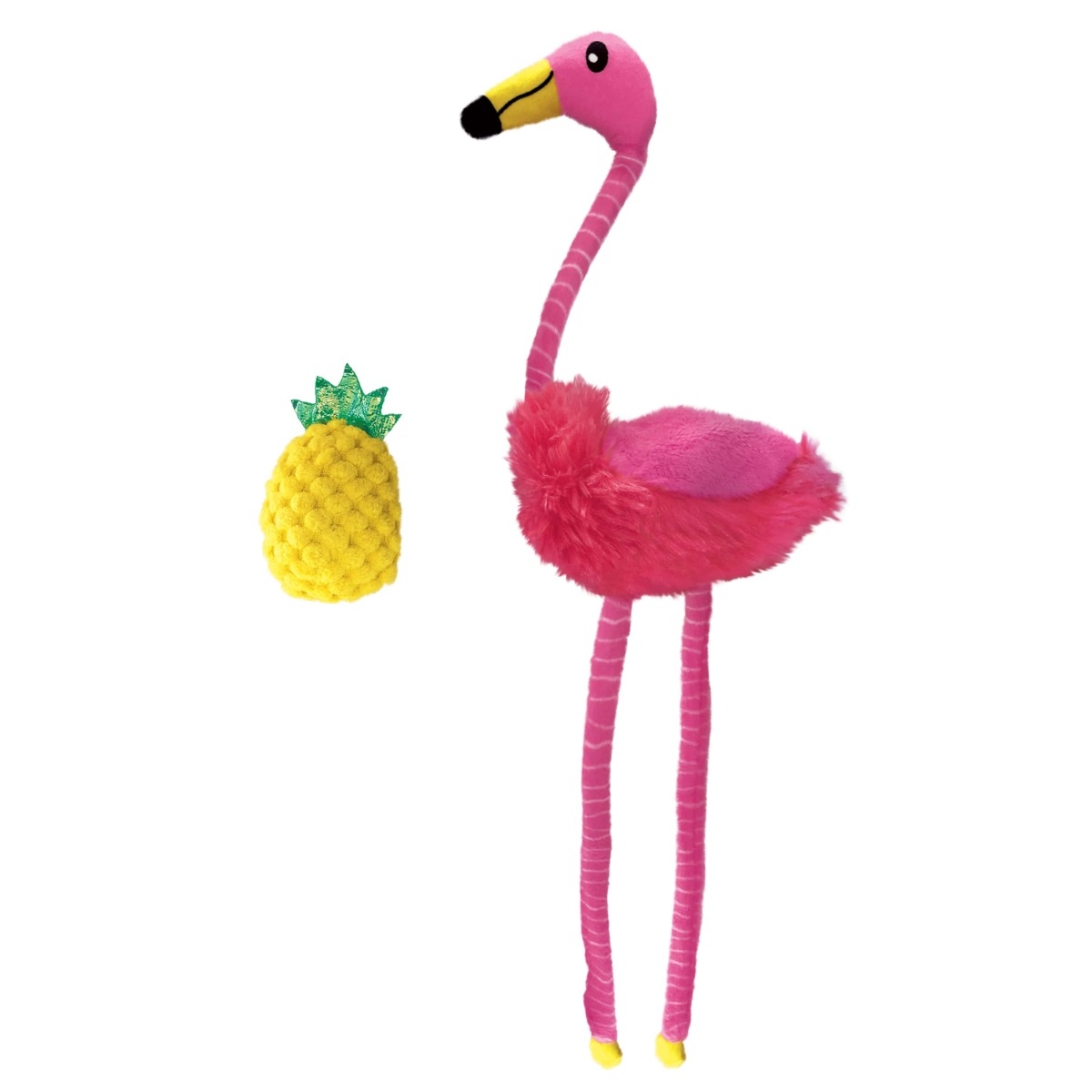 KONG Tropics Flamingo 2in1 rotaļlieta kaķiem - Produkta attēls 1