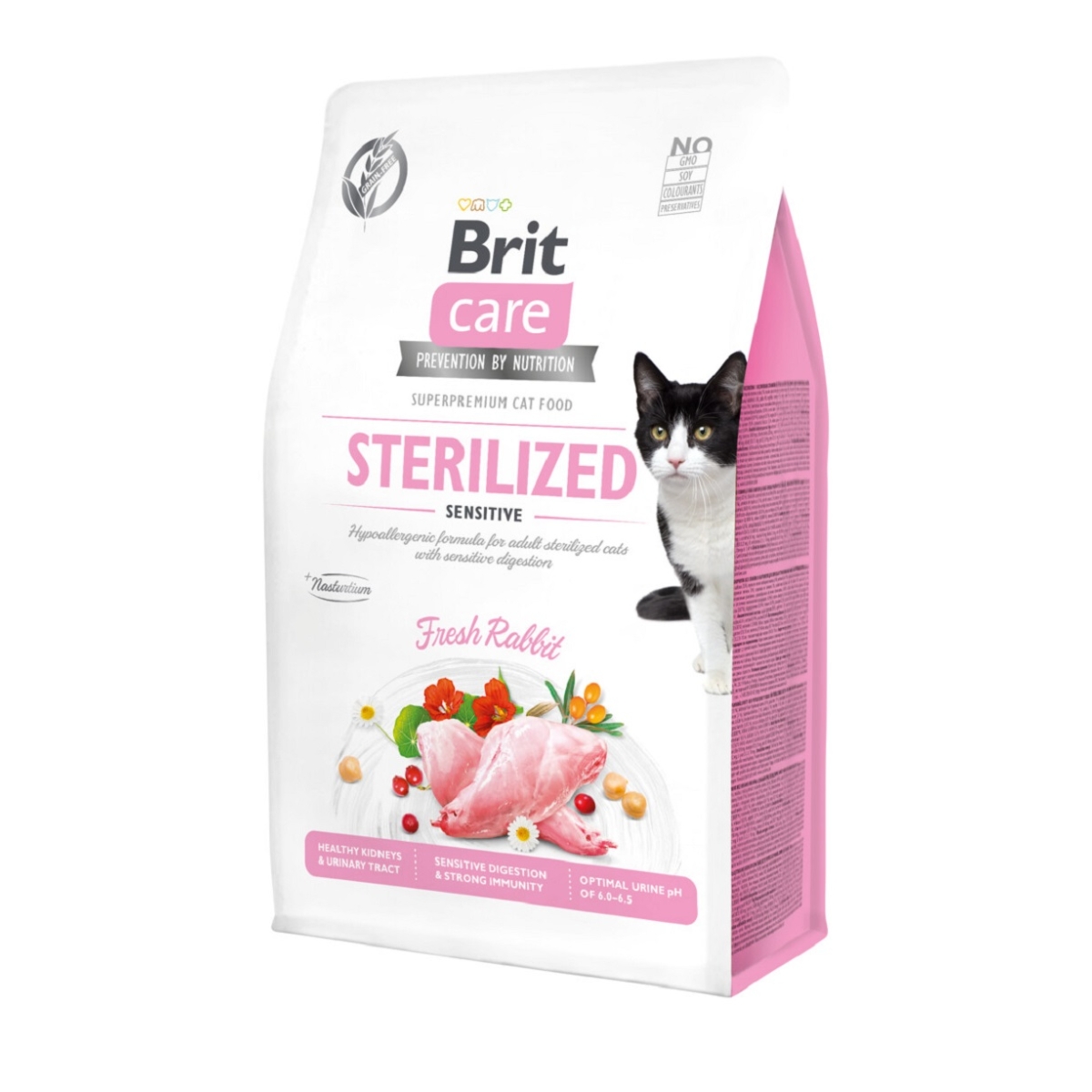 BRIT Care Sterilized barība sterilizētiem kaķiem, trusis, 400g - Produkta attēls