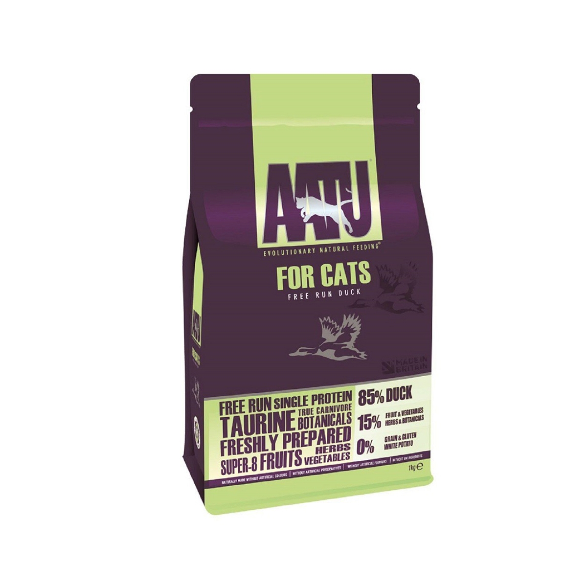 AATU sausā barība kaķiem, pīle, 1 kg - Produkta attēls
