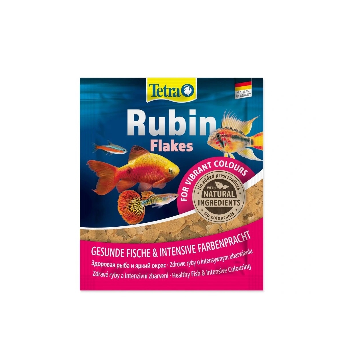 Tetra Rubin barība-pārslas zivīm, 12g - Produkta attēls