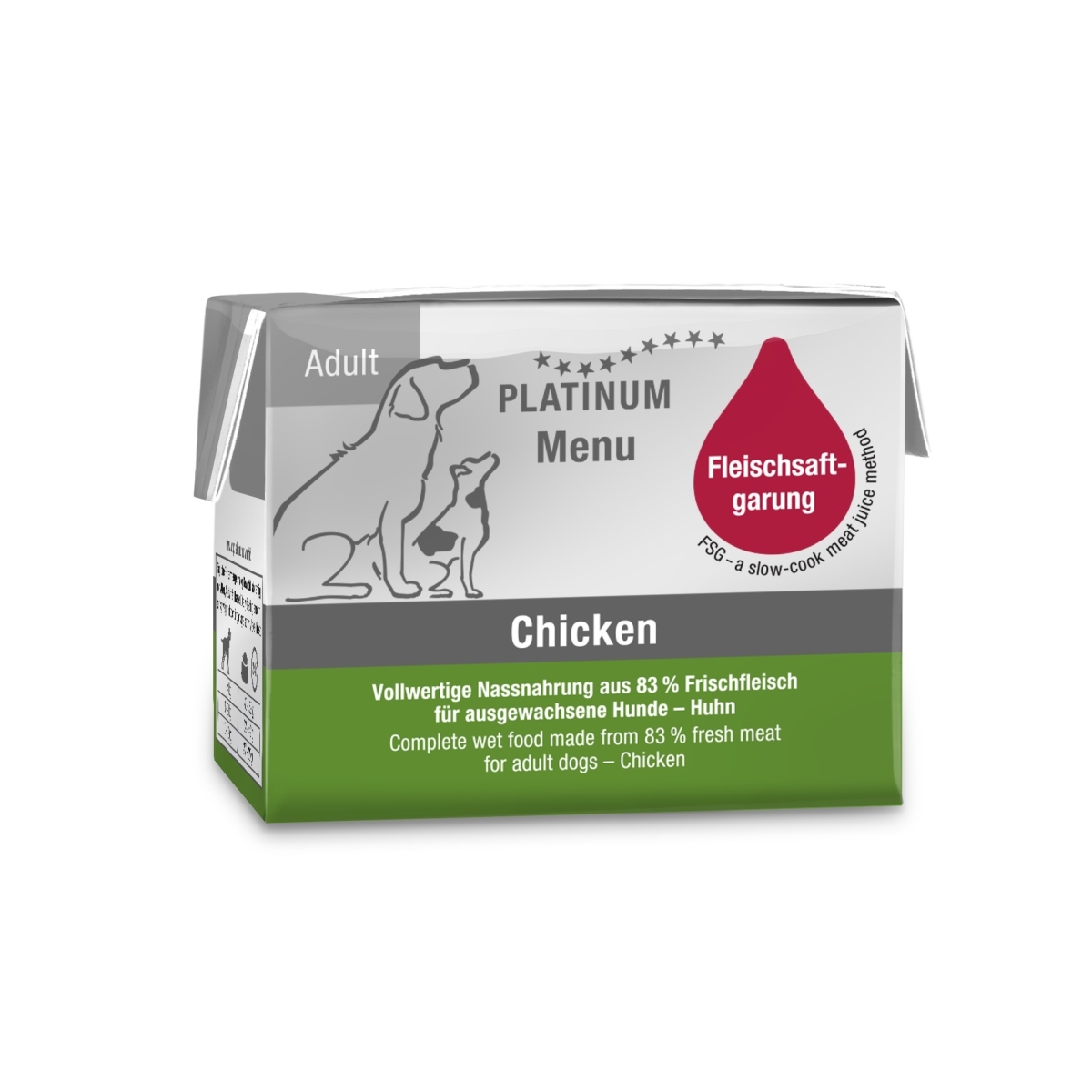 PLATINUM mitrā barība suņiem, vista, 90g - Produkta attēls