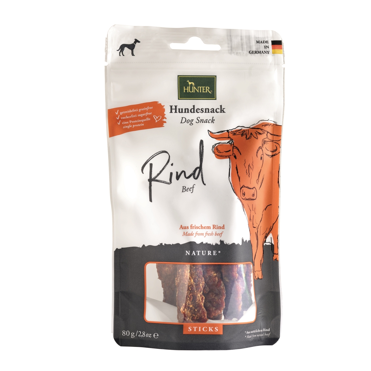 HUNTER KOERA MAIUS STICKS VEIS 80G # - Produkta attēls