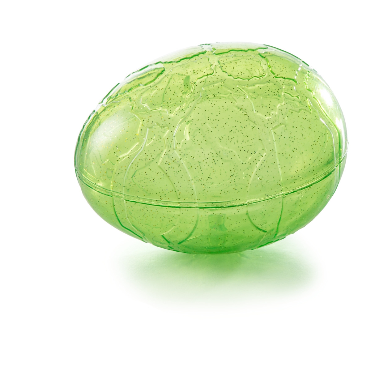 LITTLE&BIGGER Squeaky Egg rotaļlieta suņiem, 18cm, zaļa - Produkta attēls