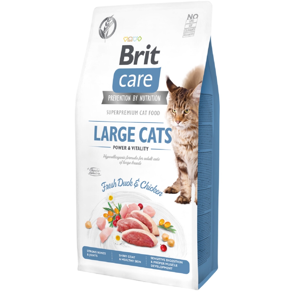 BRIT Care Large sausā barība kaķiem, pīle/vista, 2 kg - Produkta attēls