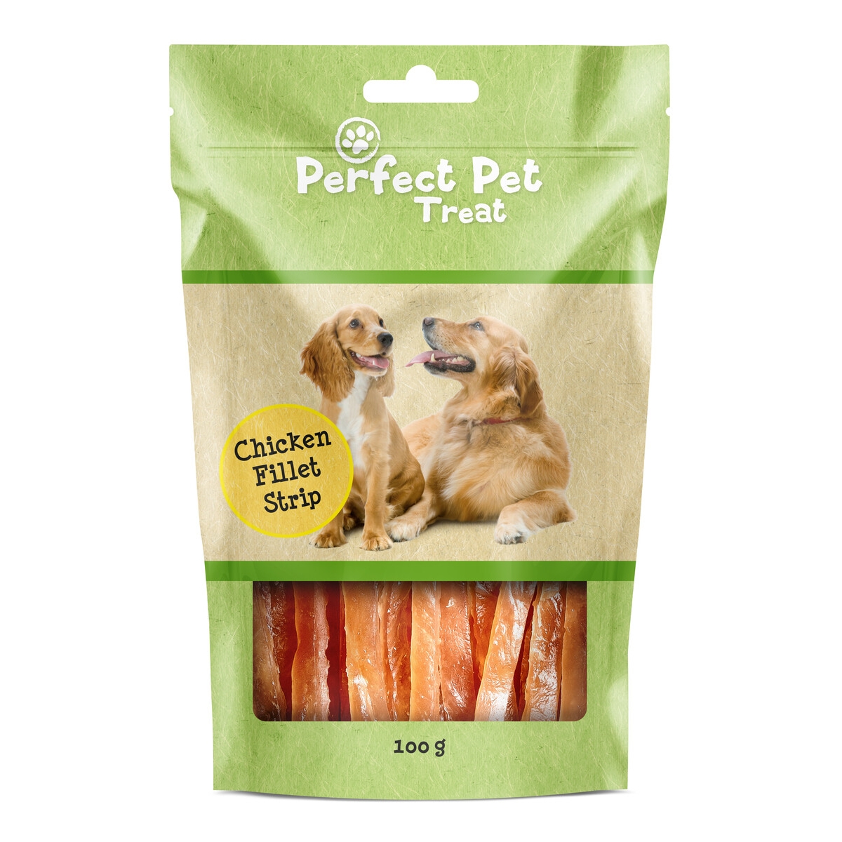 PERFECT PET Strips gardums suņiem, vista, 100g - Produkta attēls