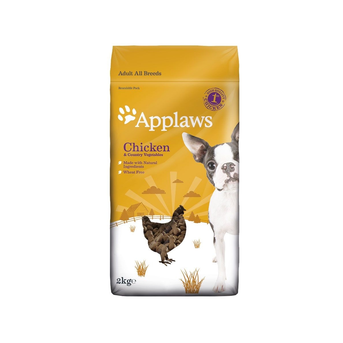 Applaws sausā barība suņiem ar vistu, 2kg - Produkta attēls