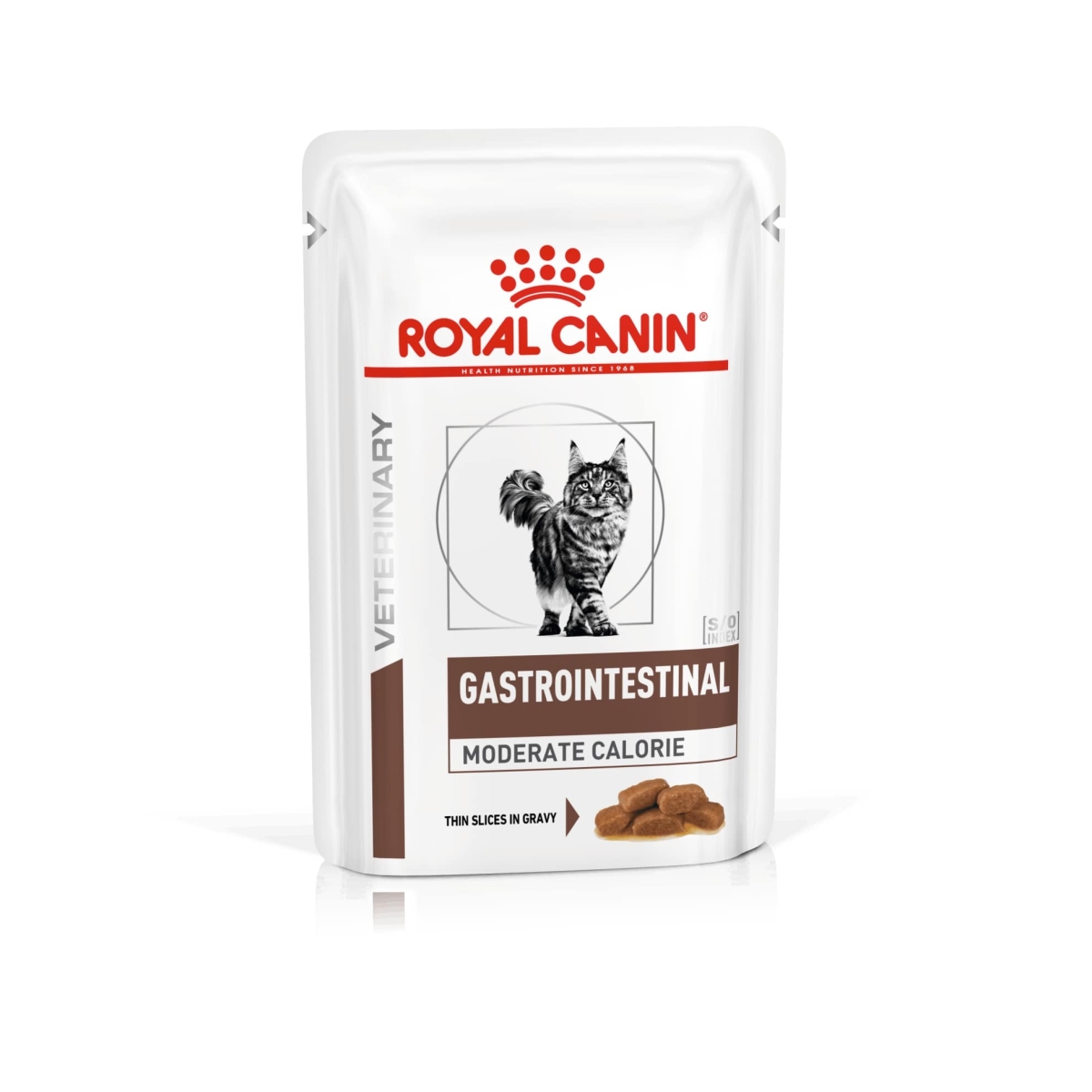 ROYAL CANIN VD GI Moderate Calorie mitrā barība kaķiem 85g - Produkta attēls