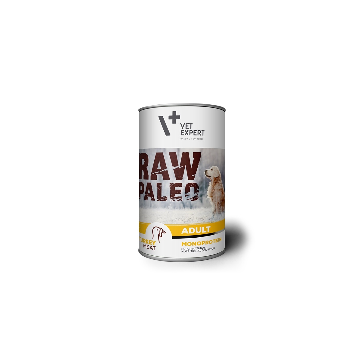 RAW PALEO Adult mitrā barība suņiem, tītars, 400g - Produkta attēls